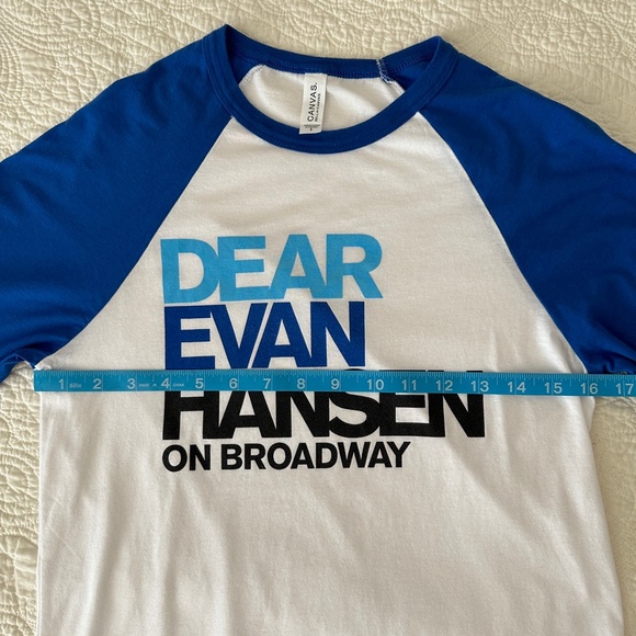 Dear Evan Hansen the Musical Broadway Raglan Baseball Tee Shirt Top Small - Picture 4 of 7